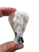 White Moonstone Polished Angel India 26.2 grams