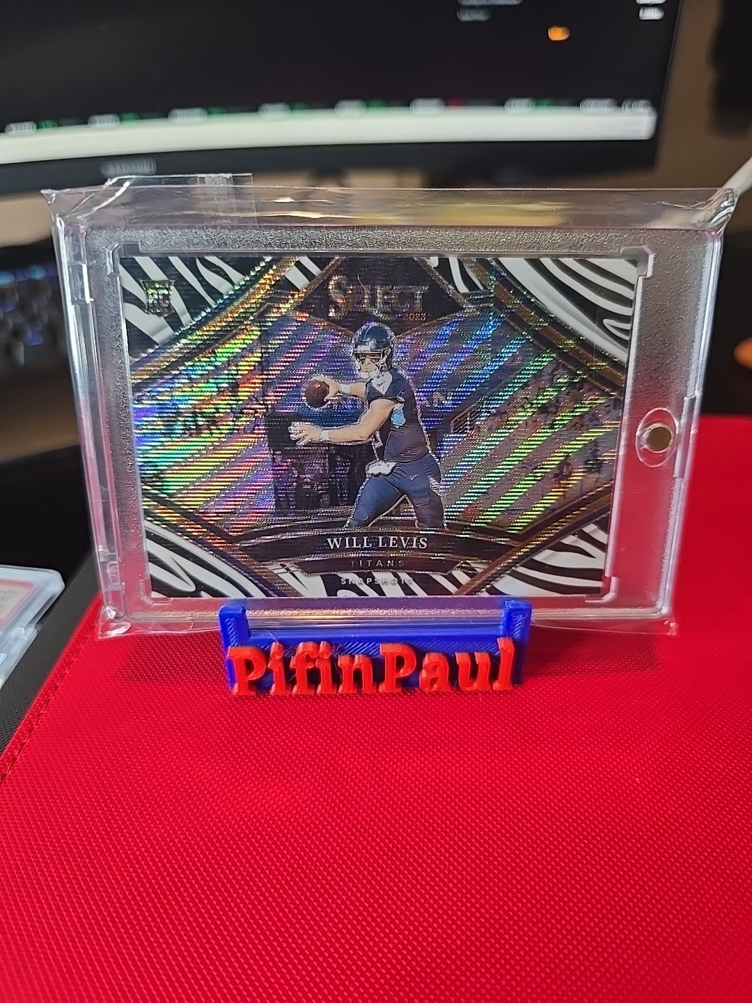 2023 Panini Select - Premier Level Will Levis #148 Zebra Prizm (RC)