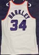 Vintage Charles Barkley Phoenix Suns NBA Champion Authentic Jersey 34