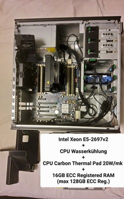 HP Z420 Workstation Xeon E5 2697v2 12C/24T  3.9GHz/ 16GB RAM/ nVIDIA Quadro K620