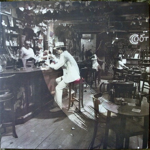 LED ZEPPELIN In Through The Out Door 1980's German vinyl lp VG+ printed inner