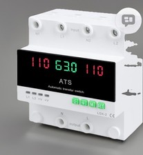 63A 110V Dual Power Automatic Transfer Switch Generator Changeover Switch 2P