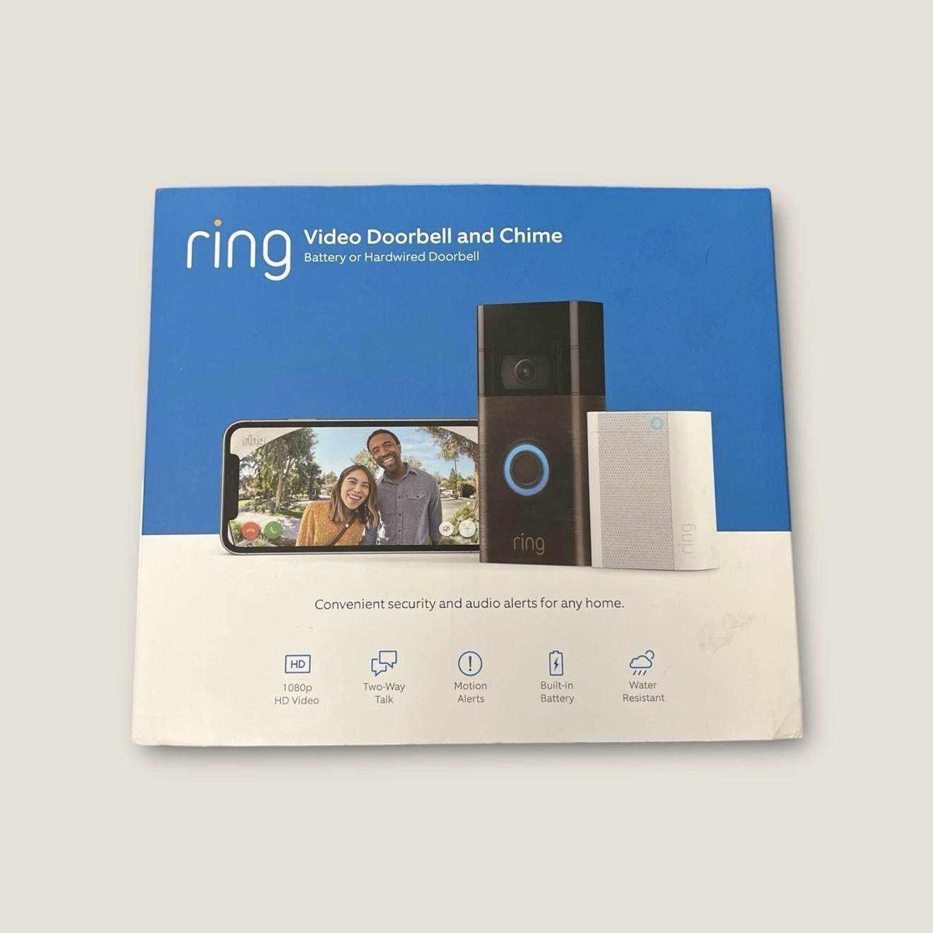 Ring Video Doorbell with Included Chime for Smart Home Security-image