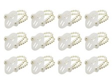 12 Pieces Elastic Pearl Wrist Bands Wristlets Corsage Accessories for Wedding...