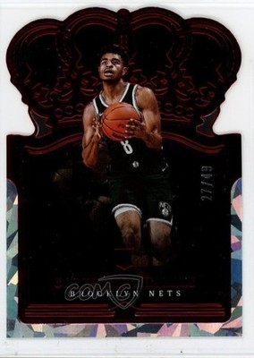 2021 Panini Crown Royale Red Crystal /49 Cam Thomas Cameron #25 Rookie RC 1uw6