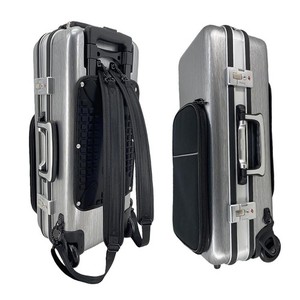 Special Offer Durable Carbon Fiber Alto Saxophone Case-with Wheels (Sliver)