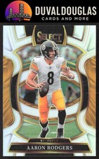 2025 Panini Select #51 Aaron Rodgers Silver Prizm