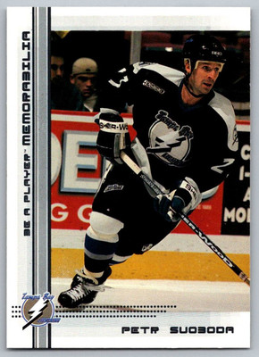 2000-01 Be a Player Memorabilia Petr Svoboda Tampa Bay Lightning #39