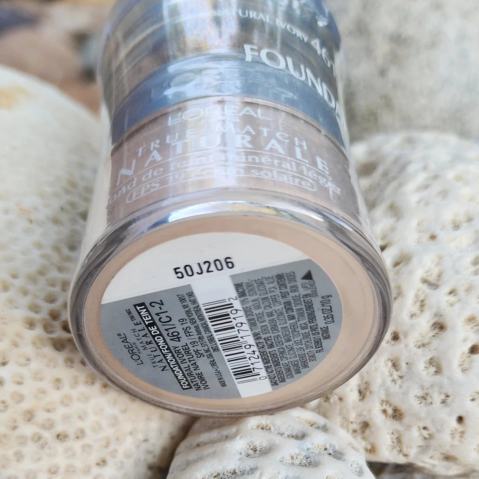 Loreal True Match Mineral Foundation Powder, NATURAL IVORY C1-2 / 461, Sealed - Image 2 of 2