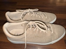 ESPRIT Sneaker Schnürschuh beige / braun Gr. 40 Jute-Optik