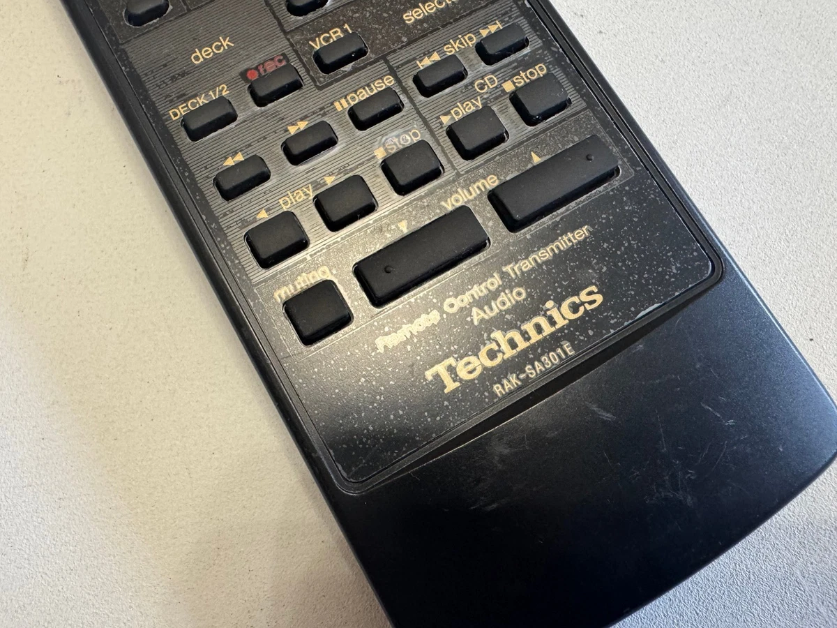 Mando a distancia Technics RAK-SA301E para sistema de audio *original*