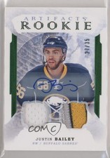 2016 Upper Deck Artifacts Rookie Emerald Dual Relic 27/35 Justin Bailey Auto 1t6
