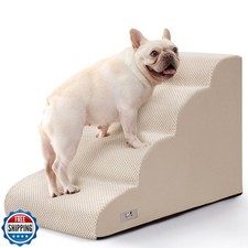 Airpanda Dog Steps for Bed, 4 Step Pet Stairs for Small and Mediu
