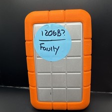 LaCie Rugged Hard Drive 120GB Portable External Hard Drive - Faulty