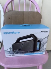New Anker Soundcore boom 2 Waterproof Wireless Portable Bluetooth Speaker Black
