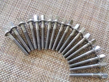 1980-90s VINTAGE LUDWIG ROCKER 20 RACK TOM-SNARE DRUM T-RODS B/W BADGE  L=2" USA