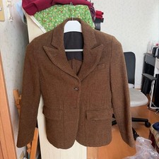 MARGARET HOWELL Harris Tweed Jacket Size 1 Brown Wool