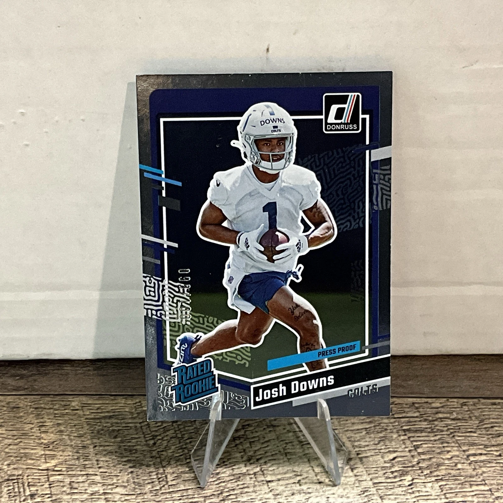 Josh Downs 2023 Panini Donruss Rated Rookie SILVER #d/100