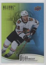 2021-22 Upper Deck Allure Rainbow Green Blue 289/299 Alex DeBrincat #R-62 01ks