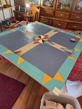 Barn Art 4 Ft X 4 Ft , So Bigger Then Normal And Beautiful,  Ready To Be Hung!