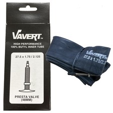 650b Presta Tube 27.5 x 1.75 - 2.125" Innertube for Mountain or Gravel Bike