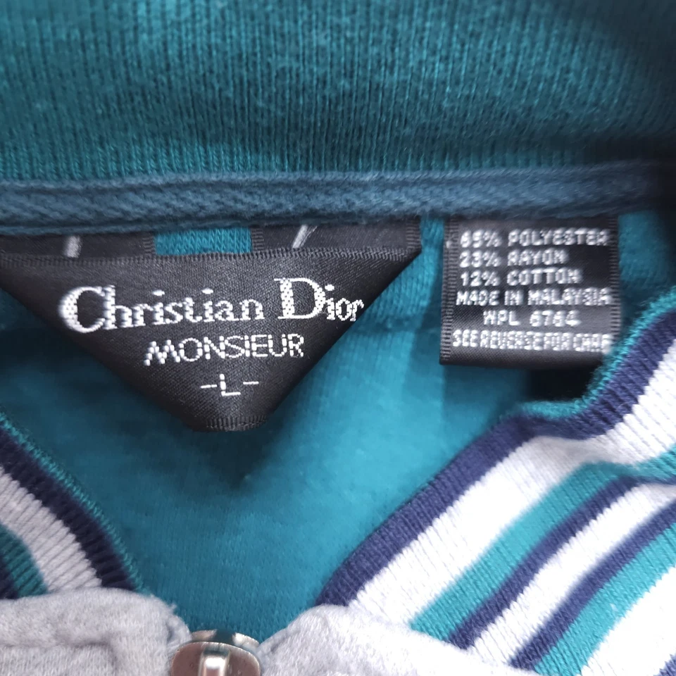 Moletom Vintage Pierre Cardin Masculino Grande Colorblock Zíper Completo Cinza Varsity - Imagem 2 de 4