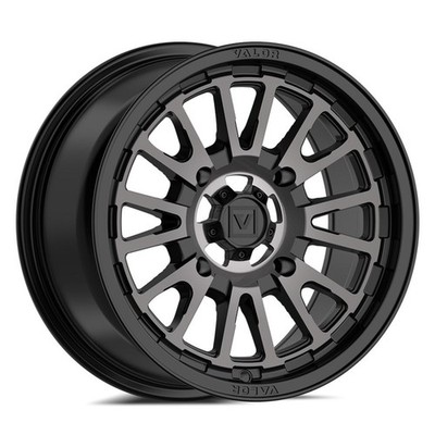 Valor Offroad Dark Tint V14 UTV Wheel - 14x7 / +20mm (5+2) / 4x137