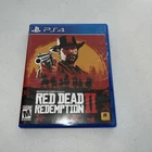 Red Dead Redemption 2 Incomplete (Sony PlayStation 4 PS4, 2018) Includes Poster