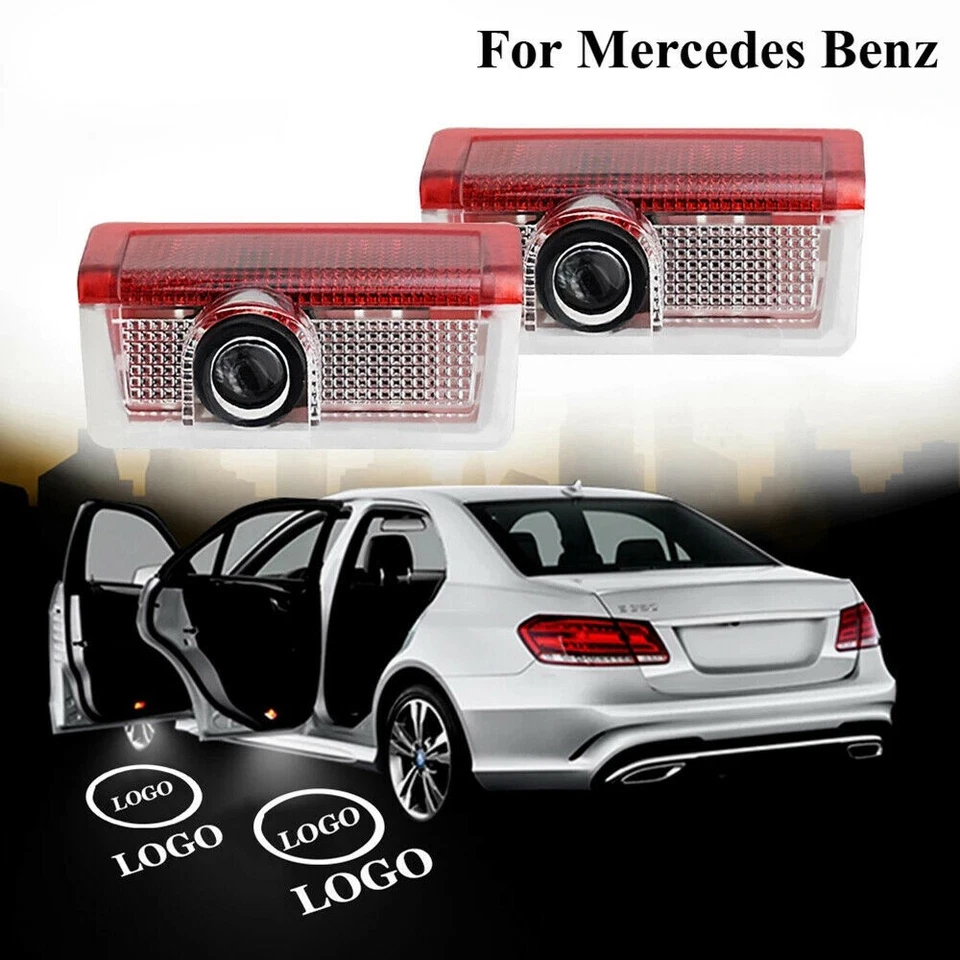 2pcs HD Led lights Car Door Laser Projector For MB W212 E300/E350 E63 - Image 4 of 4