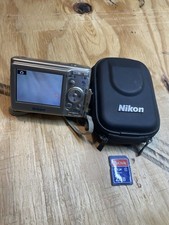 Nikon Coolpix L11 6.0MP Silver Digital Camera Silver TESTED WORKING