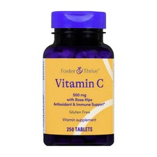 Vitamin C With Rose Hips 250 Tabs 500 Mg