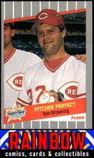 1989 Fleer #629 Pitcher Perfect (Tom Browning) Cincinnati Reds