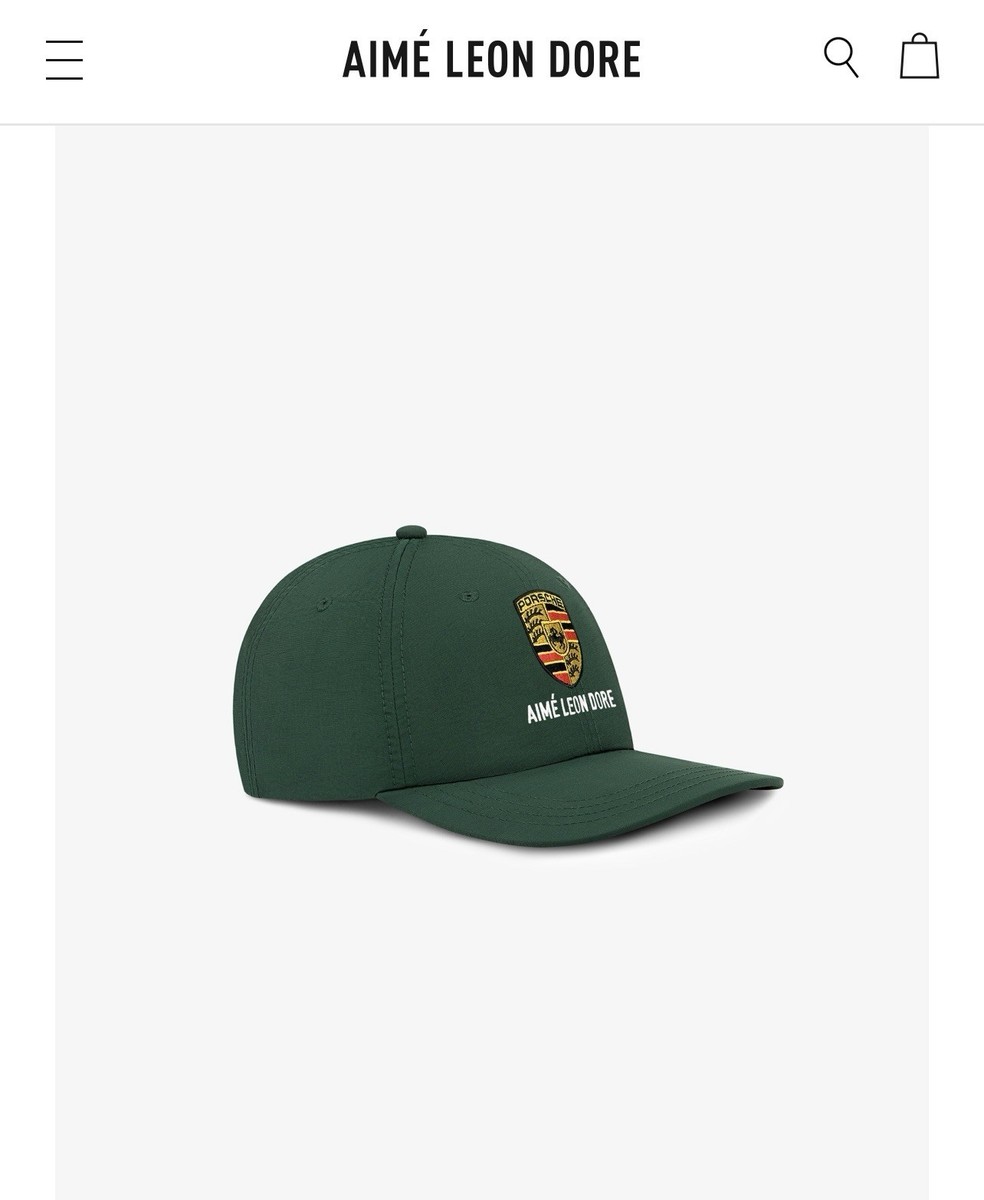 Aime Leon Dore ALD Porsche Nylon Logo Hat pine grove green | eBay
