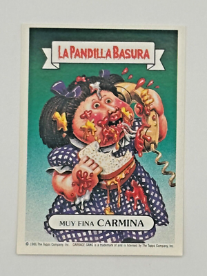1989 Topps La Pandilla Basura Spain Garbage Pail Kids #92 Jelly