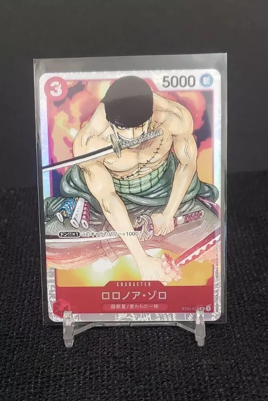 Roronoa Zoro ST01-013 SR Start Deck - ONE PIECE Card Game Japanese