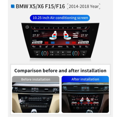 Car LCD Air Conditioning Climate Control Screen For BMW X5 F15 X6