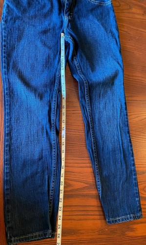 Lee Premium Skinny Select Boys Blue Jeans 16 Reg Adjustable Waist Preowned - Picture 6 of 9