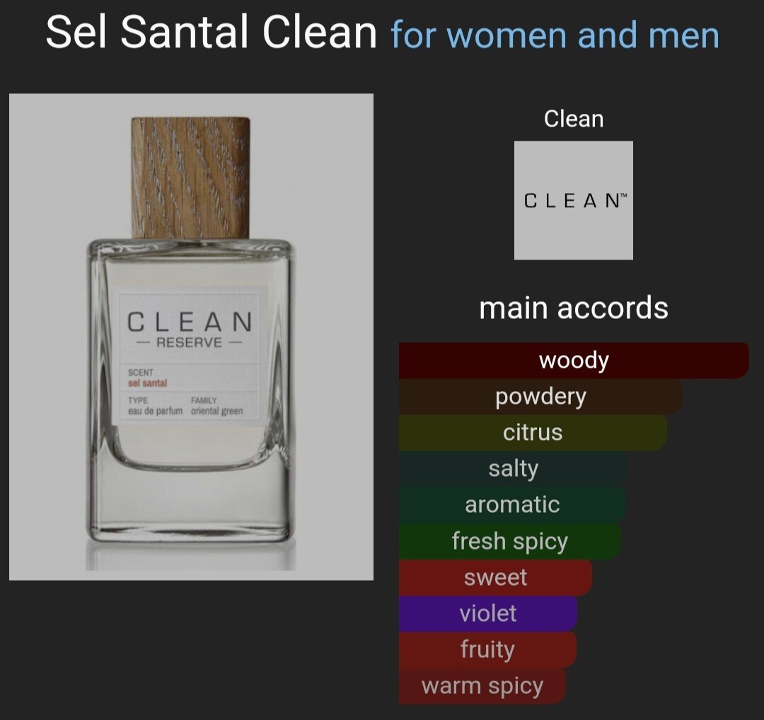 Perfume Clean Reserve - Sel Santal | eBay