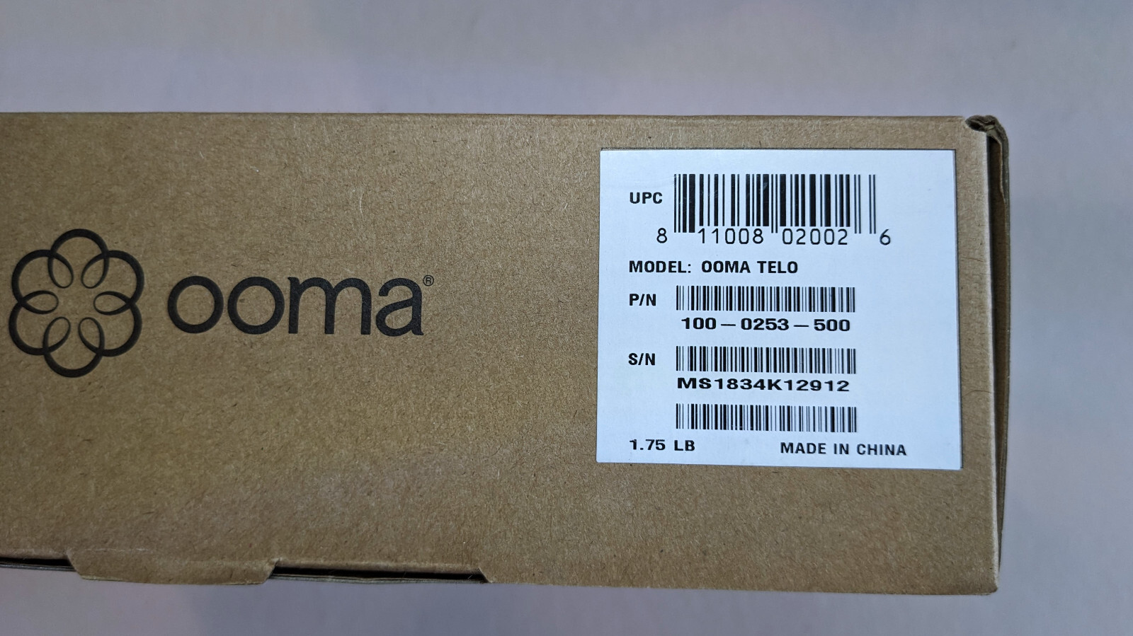 Ooma Telo Free Home Phone Service VoIP Phone - Black - Excellent Condition