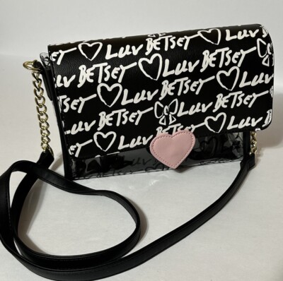 LUV BETSEY BY BETSEY JOHNSON CLEAR Stadium/Concert CROSSBODY BAG NWT