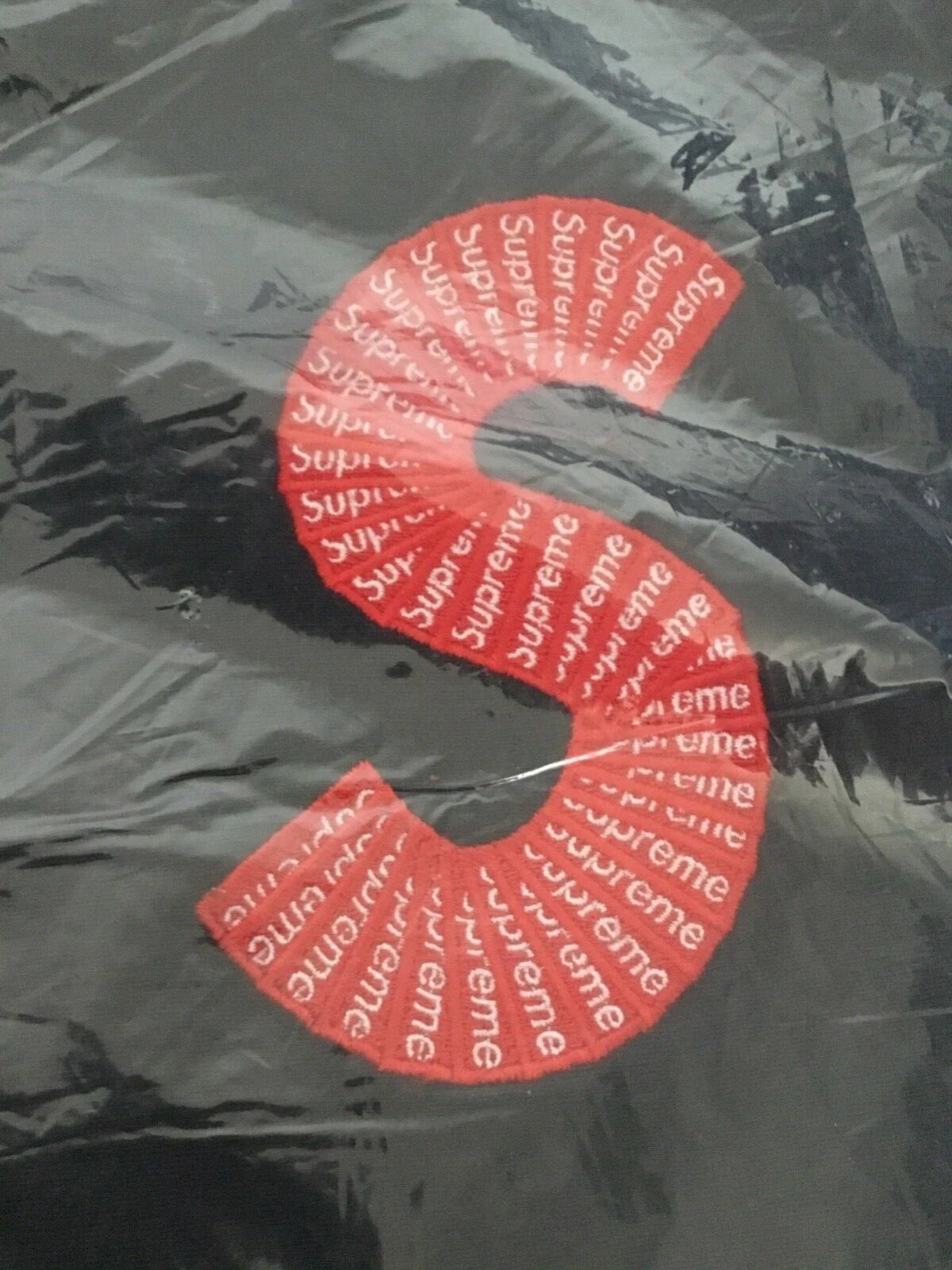 Sweat à capuche logo Supreme S Bogo taille marine grande FW20   flambant neuf 100 % authentique