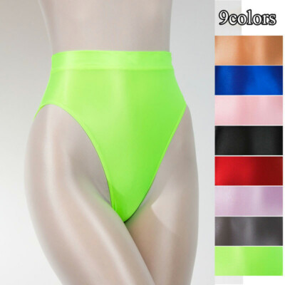 Sexy Women Silky Shiny Stretch G-string Lingerie Thong Panties Briefs Underwear