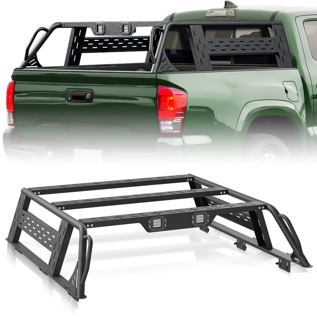 1000LBS Overland Bed Racks Truck Cargo Carrier for 05-2023