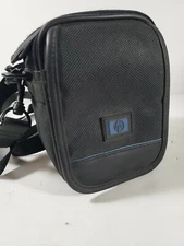 HP Camera Case Black Nylon Belt Loop and Strap, Shoulder Strap 3" x 5" x 6"