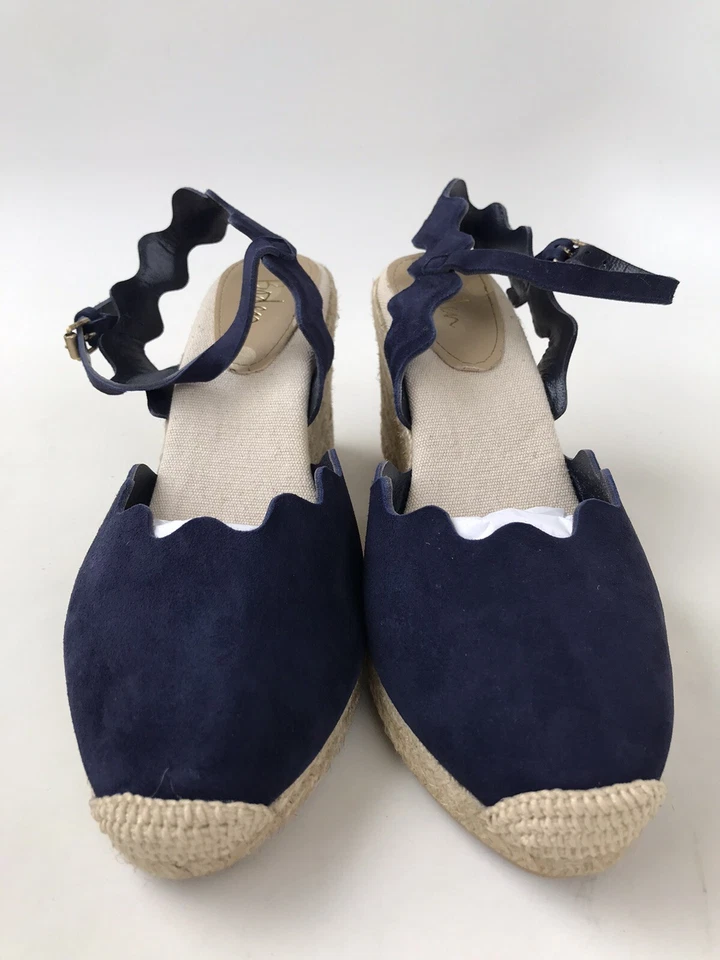 Alpargata cuñas Boden Tilda para mujer (talla EU 38 US 7,5) azul marino $120 Foto 2 de 4