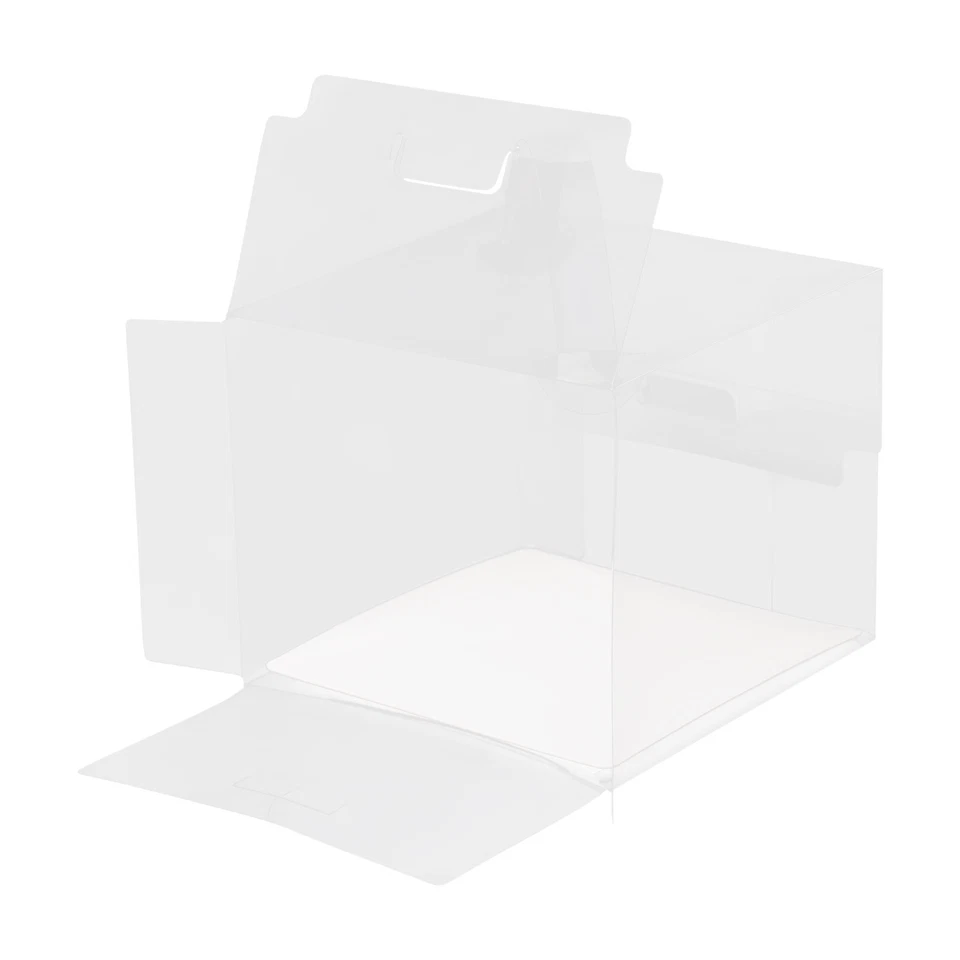 50pcs Clear Cake Box Plastic Cake Carrier Cake Carrier Box 15*15*13cm - Image 4 of 4