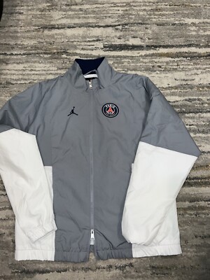 【しー】S NIKE JORDAN × PSG Flight Jacket Nike Air Jordan PSG Paris Saint Germain Windbreaker - DJ0387-090