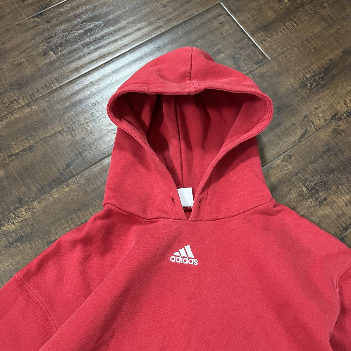 ☆ADIDAS☆ BB RETRO STREET HOODIE Vintage Y2K Adidas Center Logo Hoodie Sweatshirt Embroidered