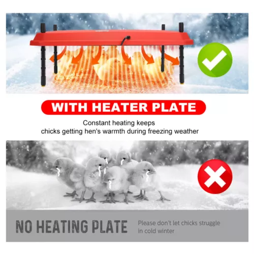 Chick Brooder Heating Plate 40*60CM Adjustable Chicken Coop Brooding Heater AU - Picture 10 of 12