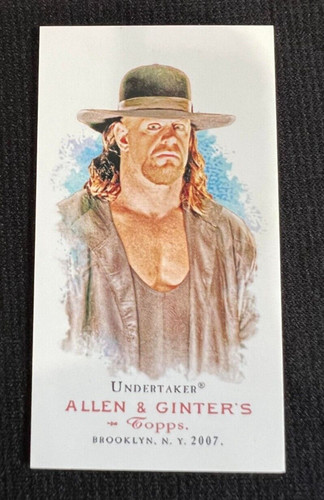 Undertaker #10 2007 Topps Heritage III WWE Allen & Ginter Superstars card